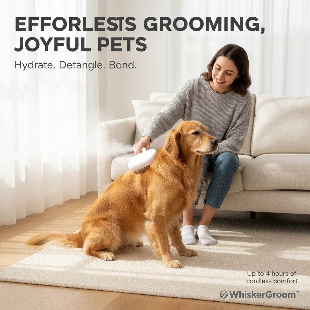 WhiskerGroom™ Electric Pet Grooming Tool