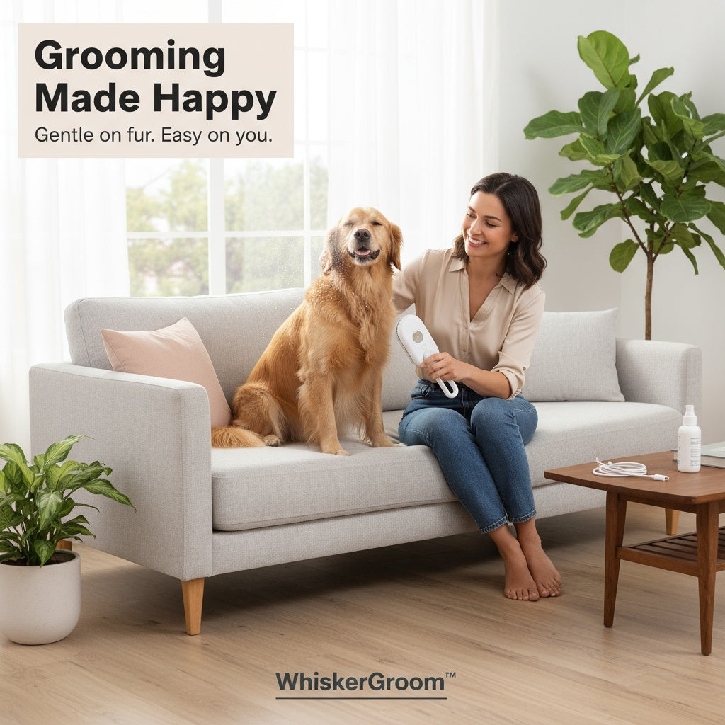 WhiskerGroom™ Electric Pet Grooming Tool
