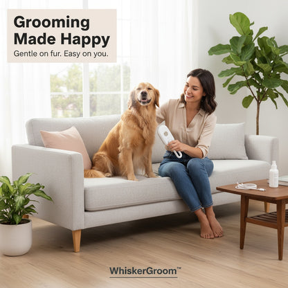 WhiskerGroom™ Electric Pet Grooming Tool